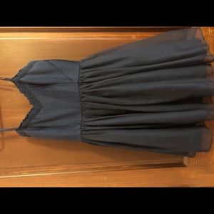 Navy tulle dress